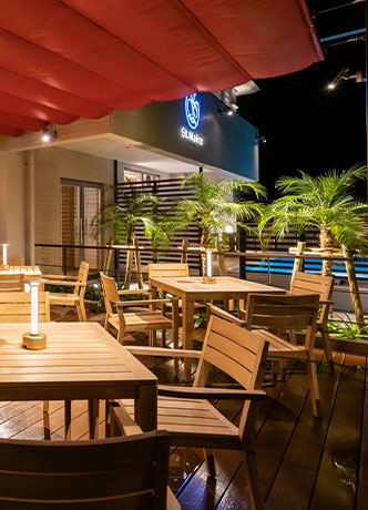 写真：レストラン