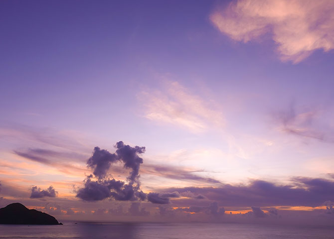 写真：大パノラマの星空