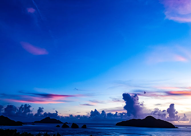 写真：大パノラマの星空